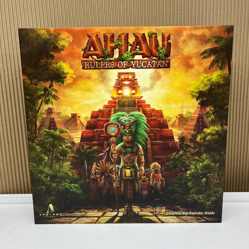 Ahau Rulers of Yucatan Board Game Apeiron Games Strategy Maya History Unpunched